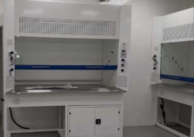 Manufacture and Installation of Bench Mounted Fume Cupboards