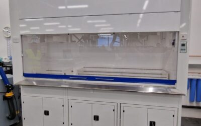 Bespoke recirculating fume cupboard installed this week in partnership with Air Science Ltd.